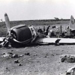 Downed Japanese fighter plane on Niihau.