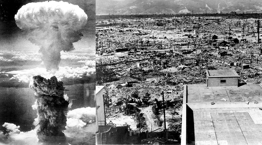 atomic bombing of Nagasaki and Hiroshima
